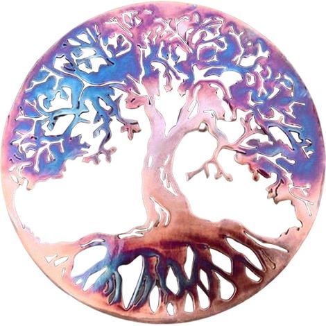 Ornement décoratif en métal Arbre de Vie pour la maison (2828cm) (1/3)
