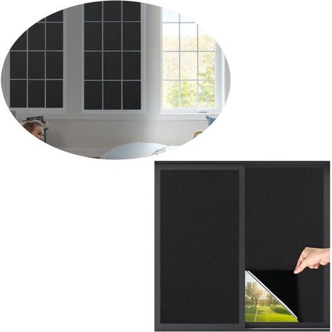 Pellicola oscurante statica per finestre, 45 x 400 cm, per la privacy diurna. (1/5)