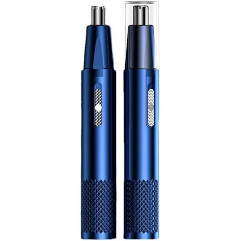 Tondeuse pour poils de nez pour hommes et femmes, tondeuse pour poils d\'oreilles et de nez rechargeable indolore 2 en 1