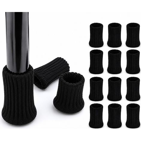 Pack de 16 chaussettes tricotées pour pieds de chaise de table (1/4)