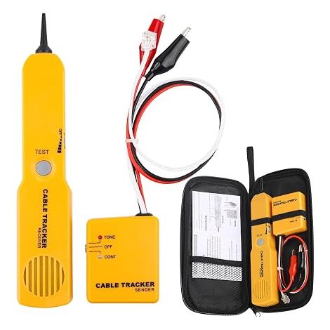 Circuit Tester, Wire Tracer and Tone Generator, Network Cable Tester RJ-11 Socket, Search and Location Wires and Cables, Test Circuit Continuity (1/5)