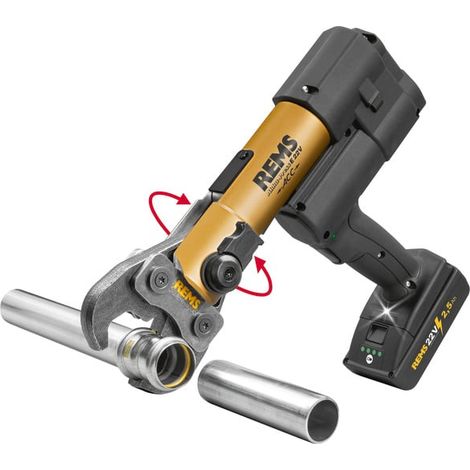 Sertisseuse sans fil AKKU-PRESS E Gold - 22V - batterie 2,5Ah - L-BOXX (1/2)