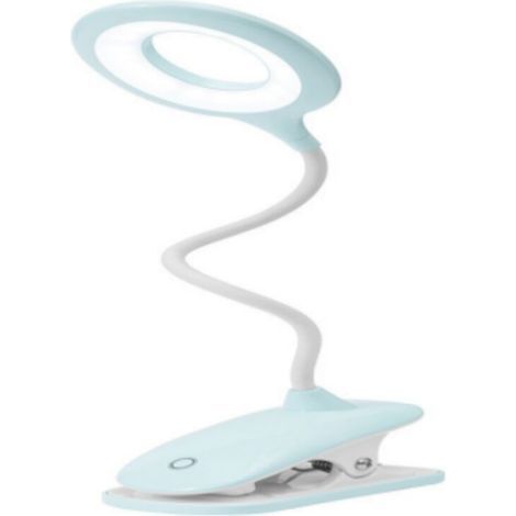 [JAMAIS UTILISÉ] Lampe de Lecture LED Lampes Clips Lampe de Bureau pour enfant avec Cou Flexible USB rechargeable eReaders étudier le travail (1/4)