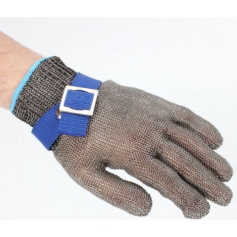 Gants anti-coupure inox cuisine jardin 1pc (1/5)