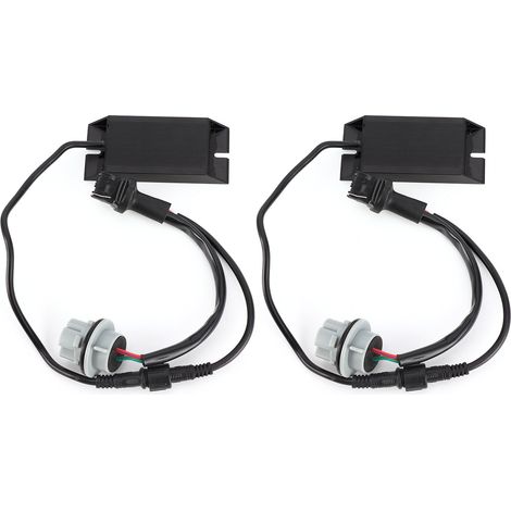 2 décodeurs de résistance séparés pour clignotants/feux de recul de voiture 50 W, détachables, 12 V CC universels (1/5)
