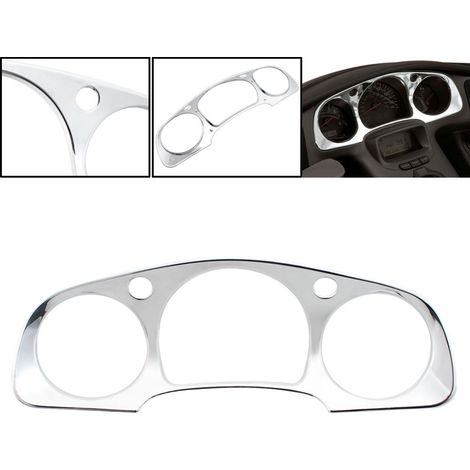 Cache décoratif pour tableau de bord de moto, panneau décoratif électroplaqué compatible avec Gold Wing GL1800 2001-2011 (1/5)