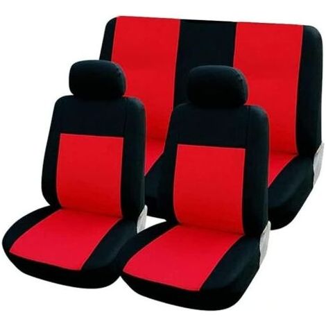Housses universelles pour sièges de voiture, kit avant et arrière, doux, confortable, respirant, protection pour sièges de voiture (1/5)