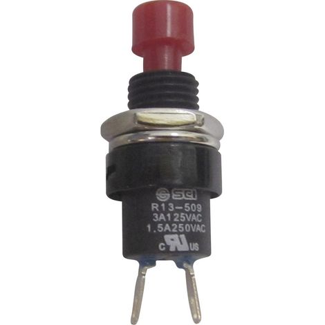 TRU COMPONENTS 1587747 TC-R13-509A-05RT Drucktaster 250 V/AC 1.5 A 1 x Aus/(Ein) tastend 1 St. (1/2)