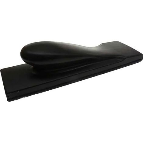 Disque De Ponçage Manuel - 80 X 190 Mm - Plateau Adhésif Avant En Pu Noir - Pour Papier De Verre Velours Et Accessoires Flockés - 1 Pièce (1/5)
