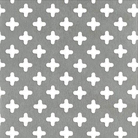 Alberts 466862 Lamiera Forata, Alluminio, 200 x 1000 x 0,8 mm (1/2)