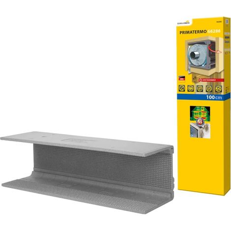 Schellenberg 66286 Isolante per cassonetto tapparella 3 pannelli isolanti termici 100 x 28,5 x 28 cm/ 15 mm, semplice collegamento a innesto, pannelli isolamento acustico nonché protezione antimuffa