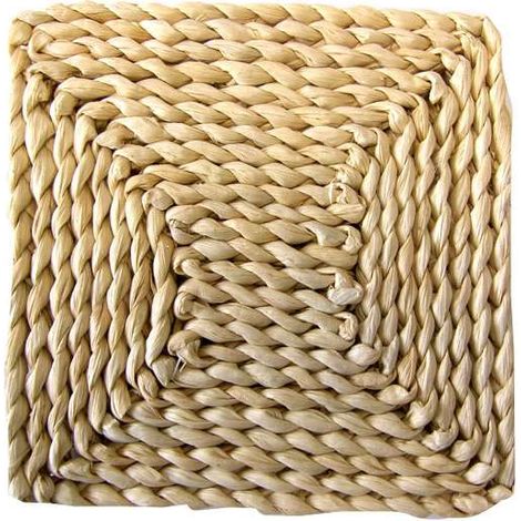 Xtra Sottopentola in Paglia Naturale - Quadrato 18cm