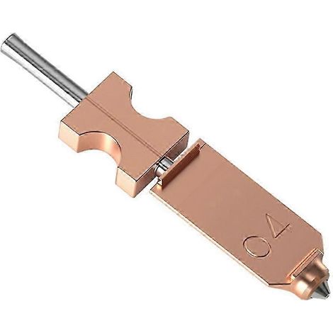 Buse de tête d'impression AD5X améliorée en acier inoxydable 0,4 mm - Accessoires pour imprimante 3D QAQ (1/5)