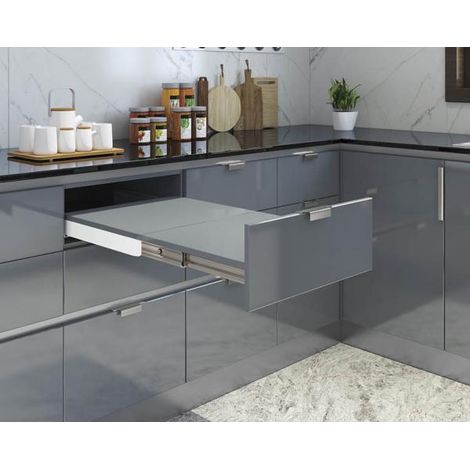 Guías Telescópicas para Mesa Oculta Plegable con Frente - (1/2)