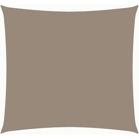 Auvent carré de 2 x 2 mètres en tissu Oxford gris-brun (1/5)