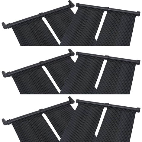 Solar-Panel für Poolheizung 6 Stk. 80x310 cm
