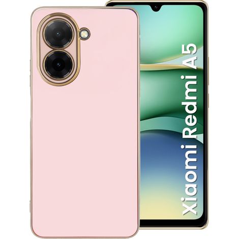 Funda para Xiaomi Redmi A5, Glamour CamShield, oro rosa (1/5)