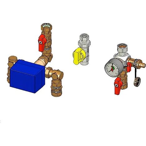 Remeha Kit de raccordement ballon combiné, pour Calenta S - Montage en série, 100014330