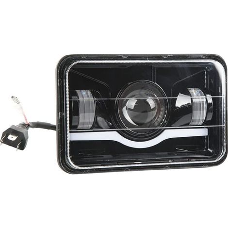 Faro a LED rettangolare, Faro a LED rettangolare, Faro a LED rettangolare, Fari a LED quadrati, Faro a LED quadrato per camion anteriore con DRL Sostituzione anabbaglianti per Limited Sport Utility (1/5)