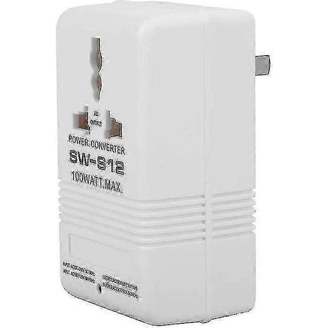 Convertisseur élévateur de tension pour voyages en Europe, transformateur 100 W 110 V vers 220 V (1/5)