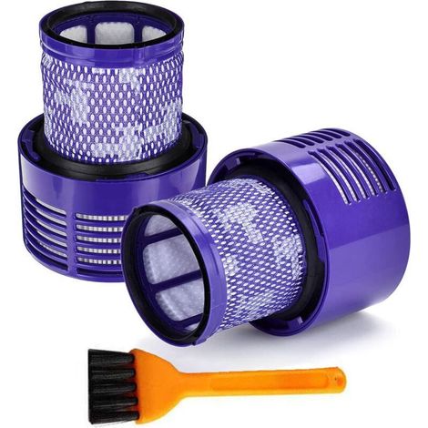 Zqyrlar 2er-Pack Ersatzfilter für Staubsauger V10 und SV12, waschbar und wiederverwendbar, verbesserte Filterleistung, mit Reinigungsbürste (1/5)