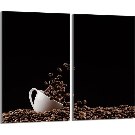 Placa protectora de vidrio para la estufa 2x30x52 Café (1/5)