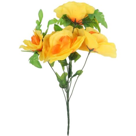 Strauß aus 6 gelben Rosen, 46 cm (1/3)