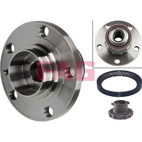 Kit de roulements de roue FAG 713 6105 80 SKODA 6Q0407621AB 6Q0407621AF