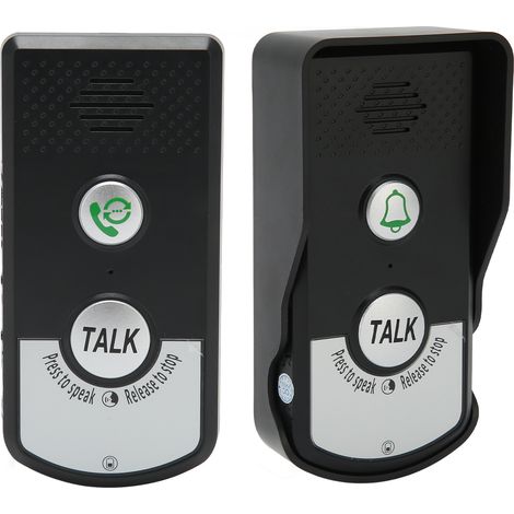 Jeffergarden – Interphone sans fil étanche IP54 – Portée 1000m – Batterie lithium 2000mAh – Installation sans câblage – Pour maison et hôtel