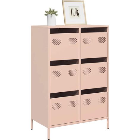 Highboard Rosa 68x39x101,5 cm Stahl