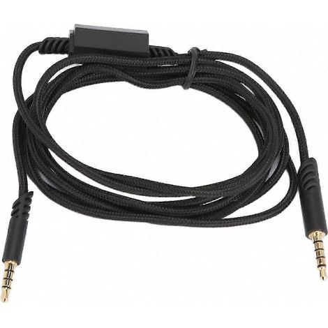 ASTRO A10, A40 und A40 TR Gaming-Headset: Schwarzes Ersatzkabel mit integriertem Stummschalter, kompatibel mit Mikrofon und Audio