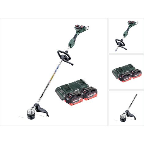Metabo FSD 36-18 LTX BL 40 Akku Freischneider 36 V ( 2x 18 V ) Rundgriff Brushless + 2x Akku 8,0 Ah + Doppel Ladegerät