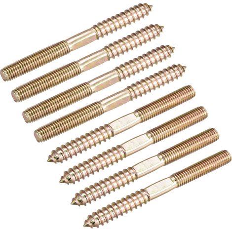 8pcs M8x90mm Vis Double Filetage Boulon Double Tête Cheville (1/5)