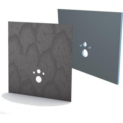 Kit habillage+finition Bâti-support Wedi I-Board concrete gris