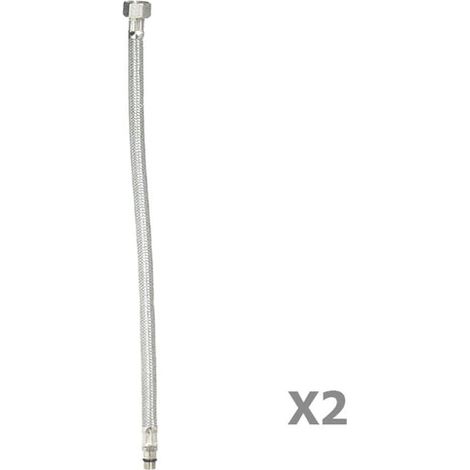 Latiguillo  Monomando Maurer H3/8" - M10  (2piezas)