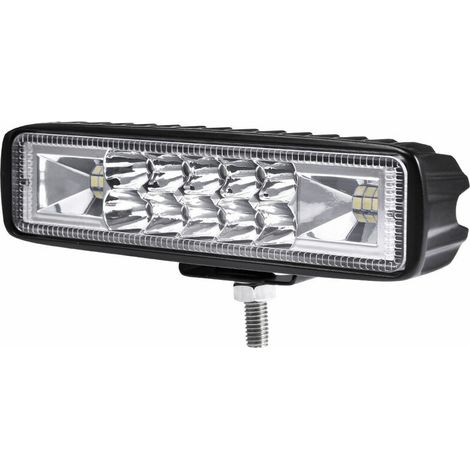 18W Blanc froid Éclairage de la voitureLED, température de couleur6500K,Projecteur Phares Longue Portee led，projecteur extérieur， IP65imperméable Flood Lumière de recul ，Convient aux véhicules (1/5)