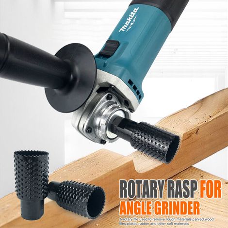 Multifunktions-Fräser für Winkelschleifer – Für Holz: Bohren, Reiben und Schleifen (14 mm, für 115- und 125-mm-Winkelschleifer)