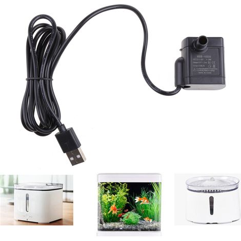 Pompe à eau submersible USB, pompe à eau submersible durable pour usage extérieur