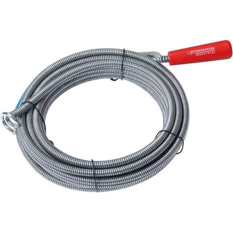 ROTHENBERGER Industrial Espiral de limpieza con garra 9 mm x 5 m - 1500000140