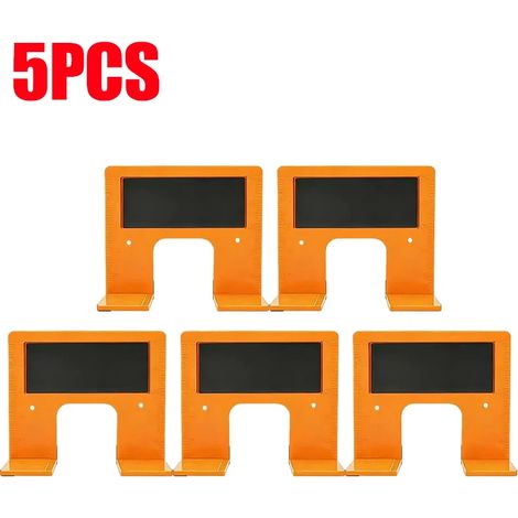 (5 pièces - (Orange)) Plaque magnétique de réparation pour charnières de porte, outil de réglage et de positionnement pour l'alignement des meubles (1/5)