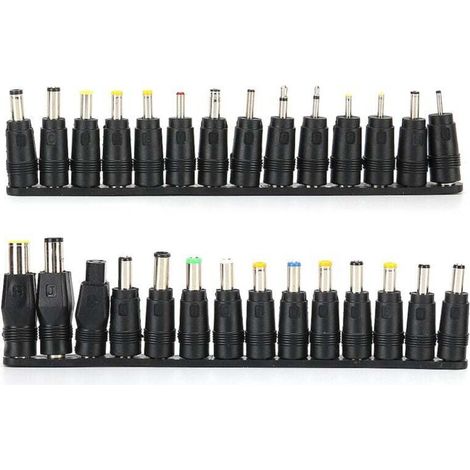 Enowelir 28pcs Adaptateur d'alimentation DC Conseils 5.5x2.1mm Femelle Universel Charge Conversion Tête (1/5)