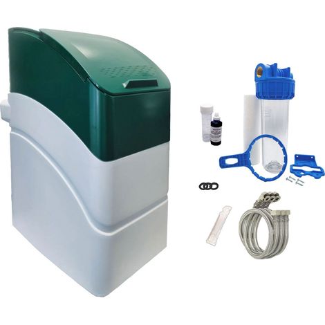 Descalcificador De Agua Sin Electricidad Kube 17l Válvula Volumétrica Mecánica - Completa Con Accesorios (1/5)