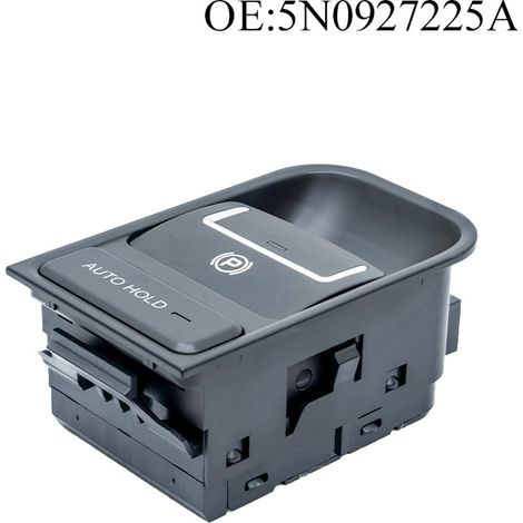 La référence 5N0927225A convient au commutateur de frein à main et au bouton de stationnement électronique des modèles Volkswagen Tiguan 2012-2016. (1/4)