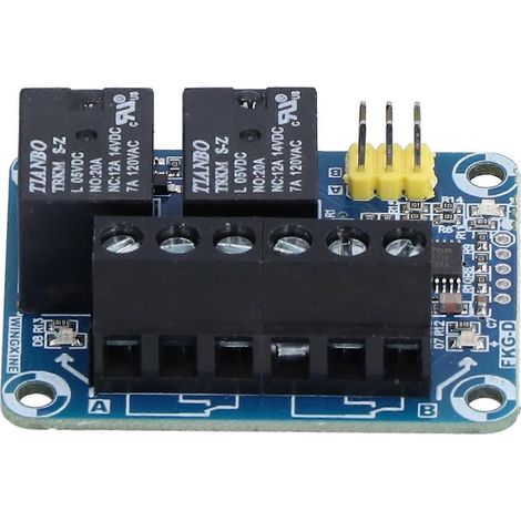 FKGD Controller Fernbedienungsrelais Zweikanal-Einpol-Doppelumschalter-Modul 20A DC 58V