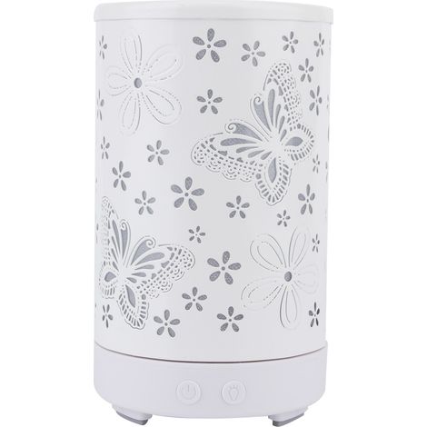 100-ml-Luftbefeuchter mit ätherischen Ölen, Diffusor und farbigem Licht für Schlafzimmer und Büro, EU-Stecker 100–240 V (1/5)
