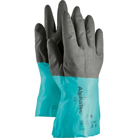 Guantes de protección contra productos químicos -AlphaTec 58-270- T8 (Por 12)