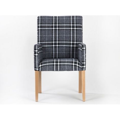 Fauteuil rayé DEFOR (1/3)