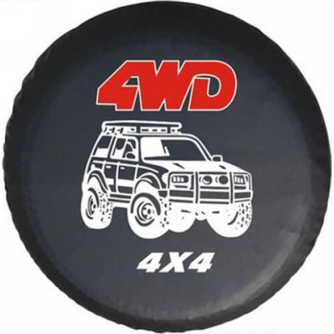 16 "pouces 4WD 4x4 PVC cuir roue de secours housse de pneu pneu sac (1/4)