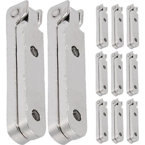 Charnières faciles à installer pour boîte bijoux, 12 en alliage de zinc, conception angle droit et (1/5)