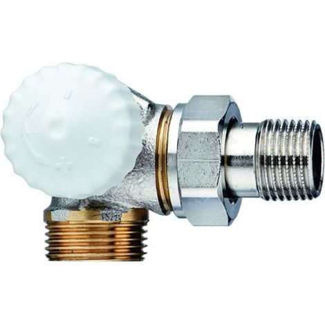 HEIMEIER Detentore termostatico V-exact II, angolo/sinistra, filetto esterno G3/4, 3733-02.000